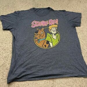 Vintage Scooby Doo grey cotton t-shirt